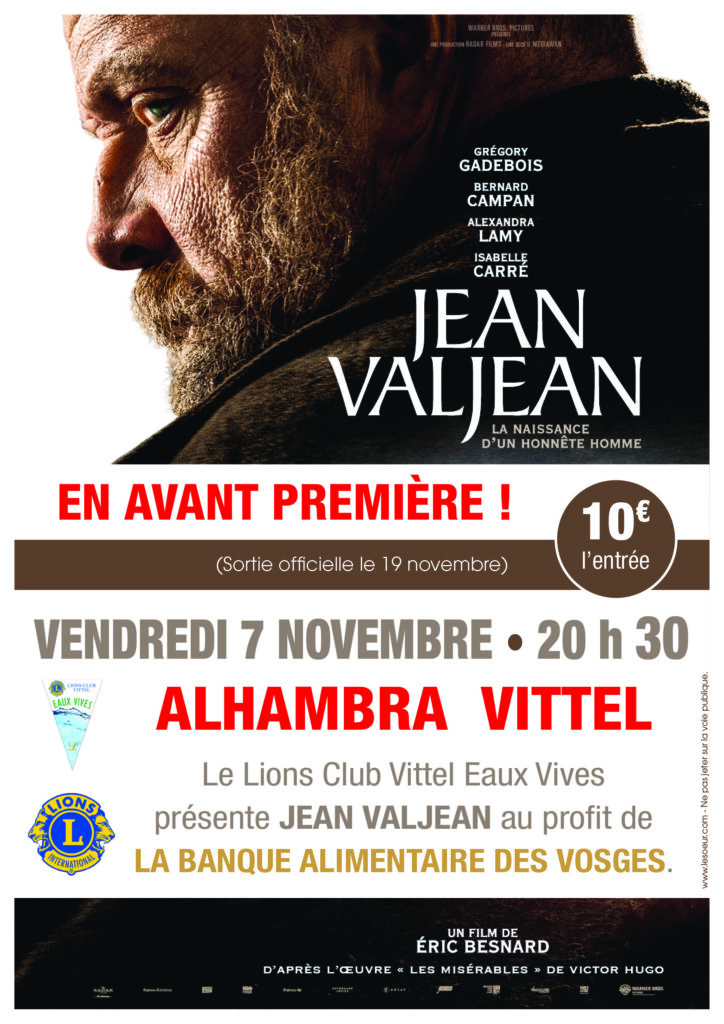 Film "Jean Valjean" en avant première